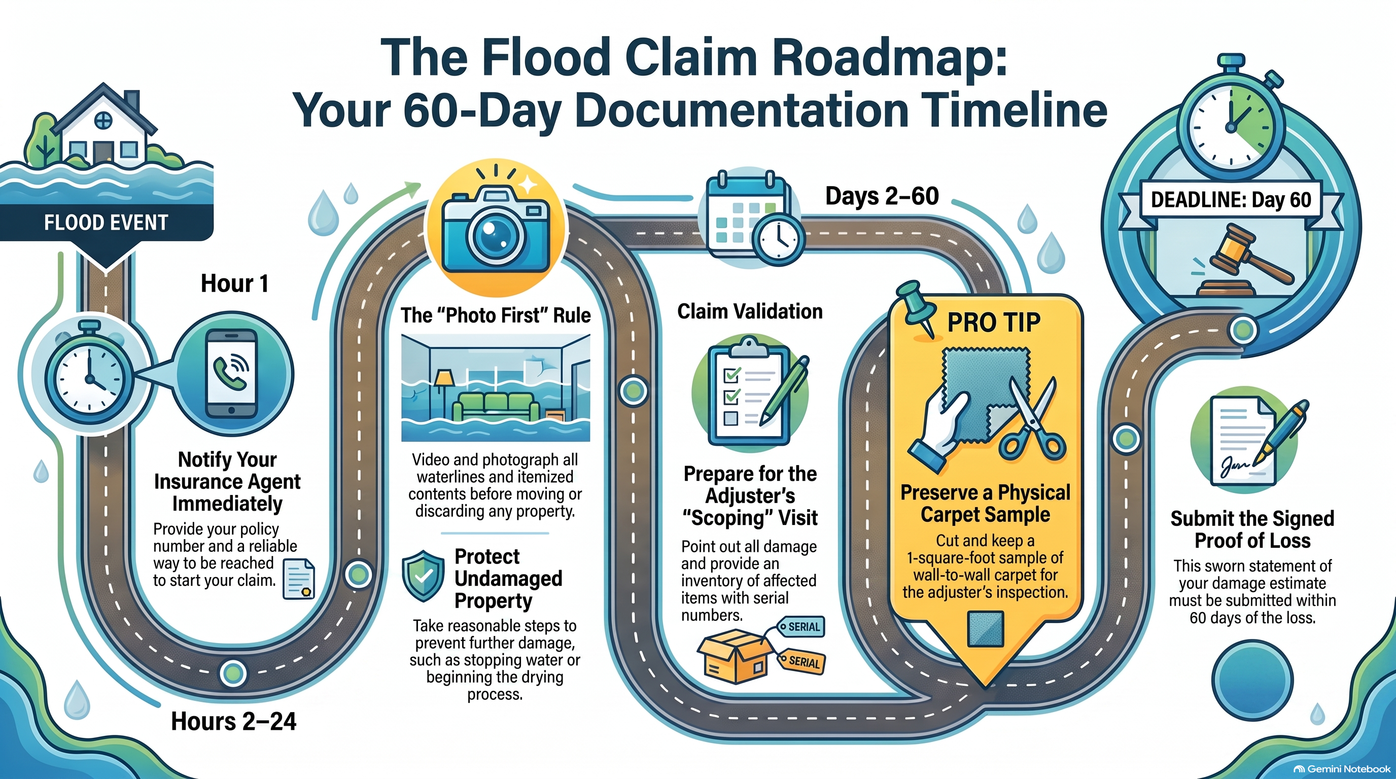 Flood Claim Documentation Roadmap